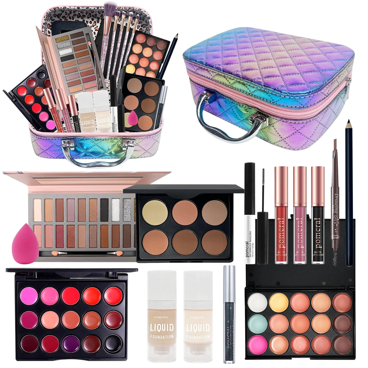 Travel Makeup Kit | Beginner & Teen Girls Makeup Set