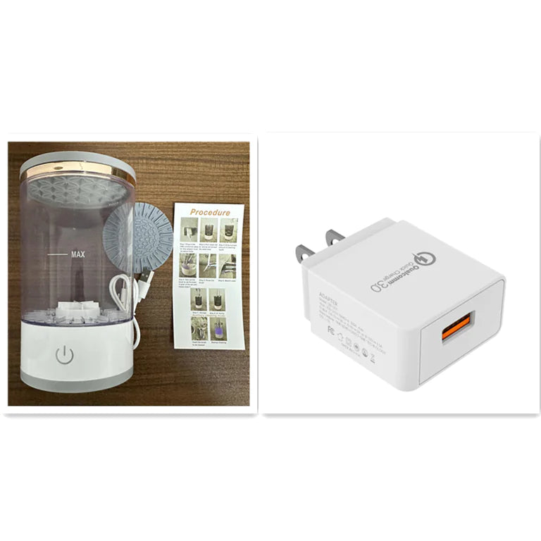 Rechargeable Automatic Makeup Brush Cleaner